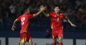 Trận đấu khép lại với tỷ số 2-1 nghiêng về Lào